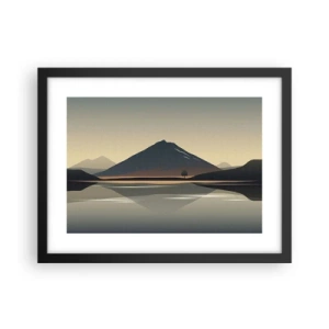 Poster in cornice nera - Immagine speculare - 40x30 cm