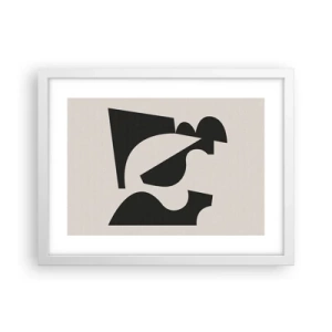 Poster in cornice bianca - Kit di montaggio - 40x30 cm