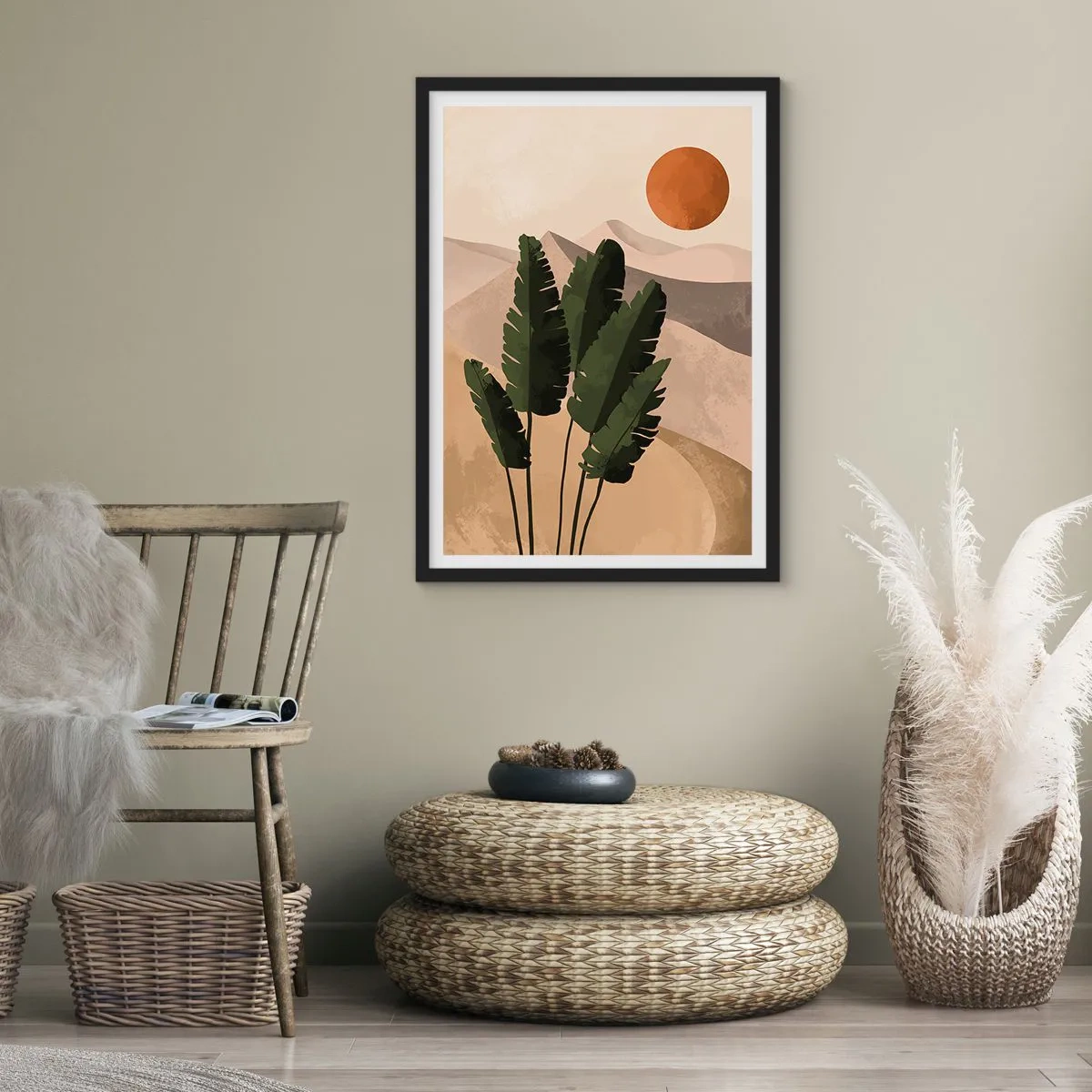 Poster in cornice nera - Il trionfo della vita - 30x40 cm