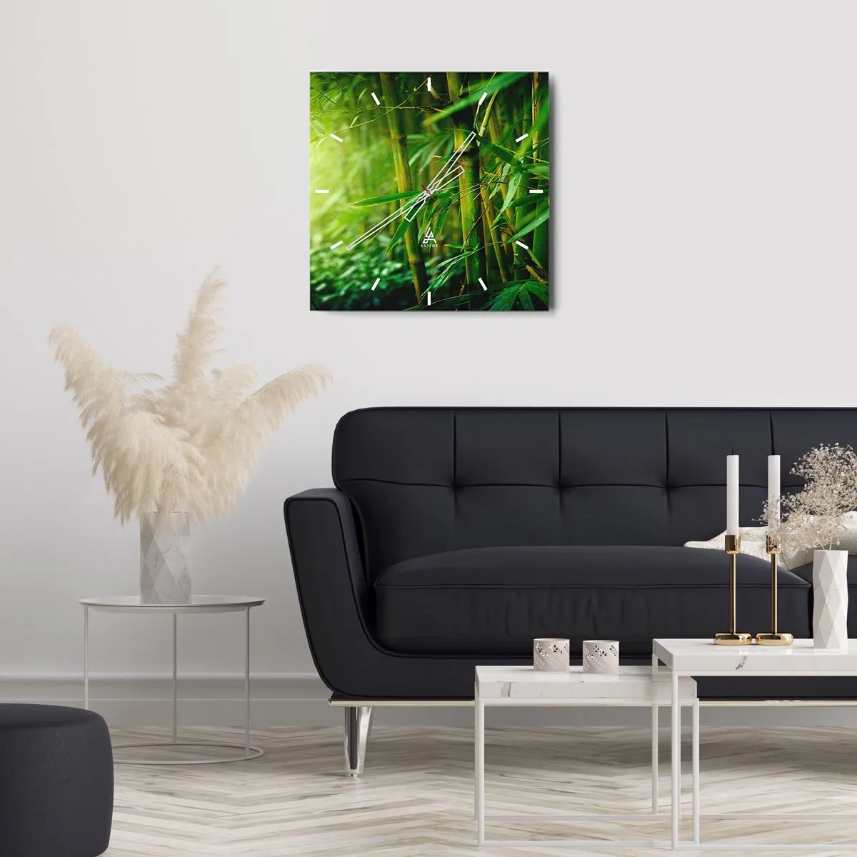 Orologio da parete - Orologio in Vetro - Conoscere il verde in sé - 30x30 cm