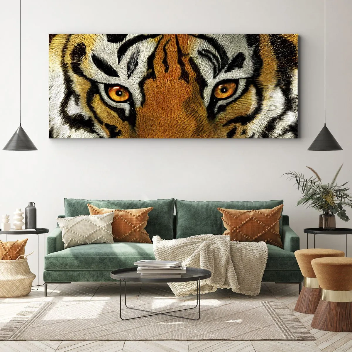 Quadro su tela - Stampe su Tela - Minacciosa e bella - 90x30 cm