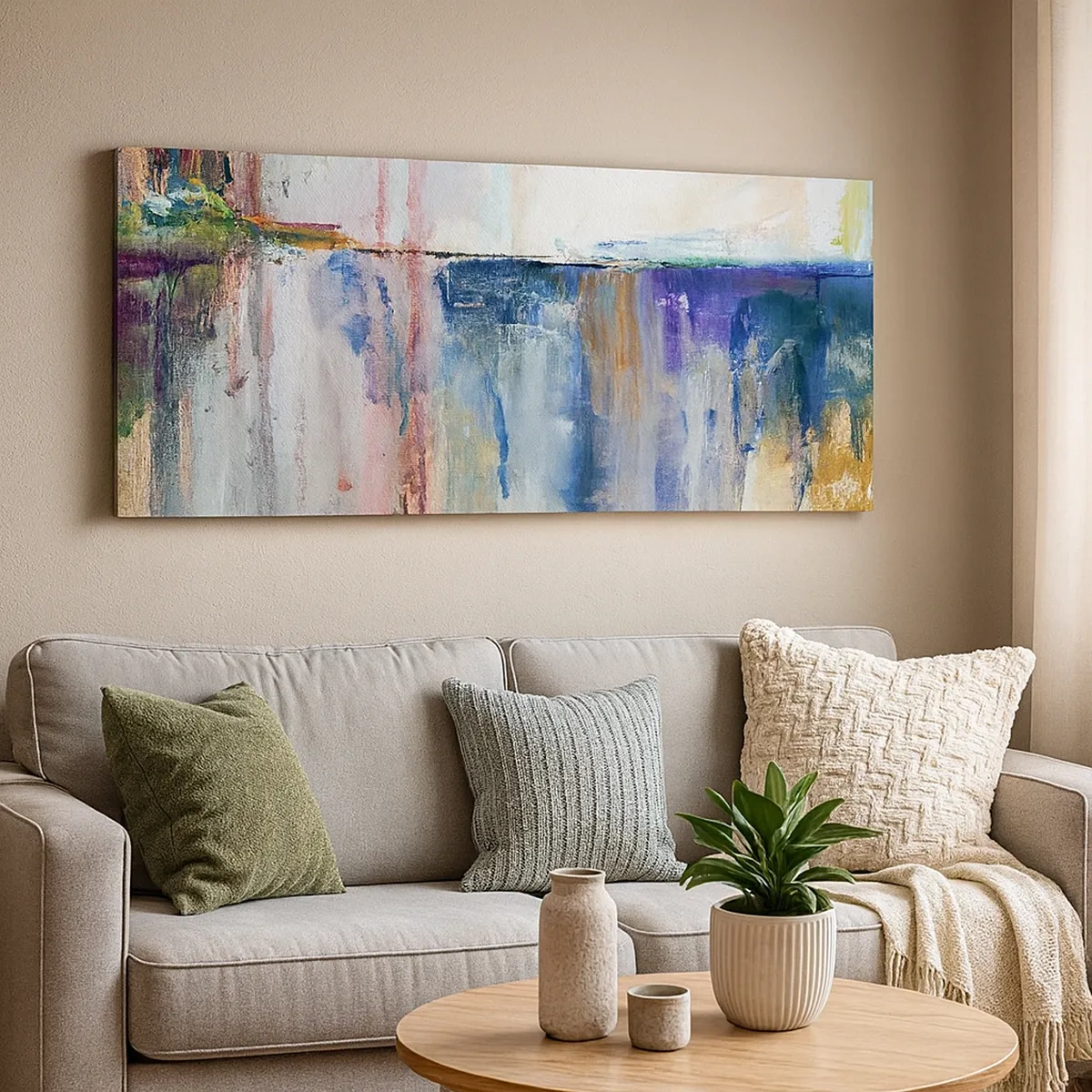 Quadro su tela - Stampe su Tela - Impressioni e suggestioni colorate - 30x30 cm