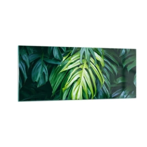 Quadro su vetro - Immergersi nella freschezza - 100x40 cm