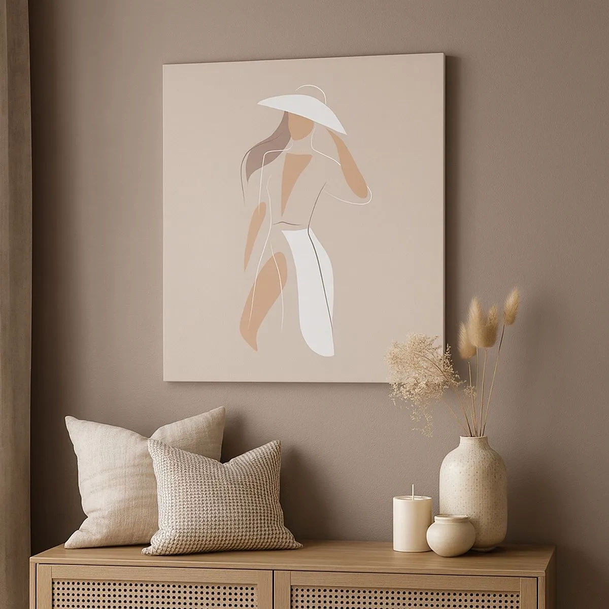 Quadro su tela - Stampe su Tela - La moda è un gioco - 30x30 cm