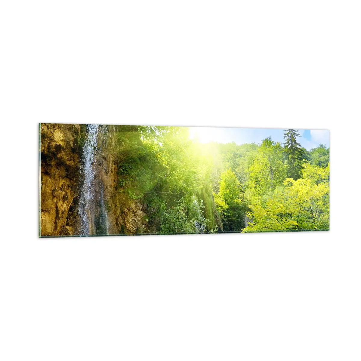 Quadro su vetro - Così deve essere il paradiso - 90x30 cm