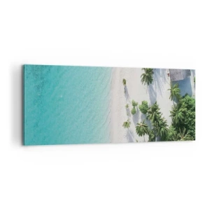 Quadro su tela - Stampe su Tela - Vacanze in paradiso - 100x40 cm