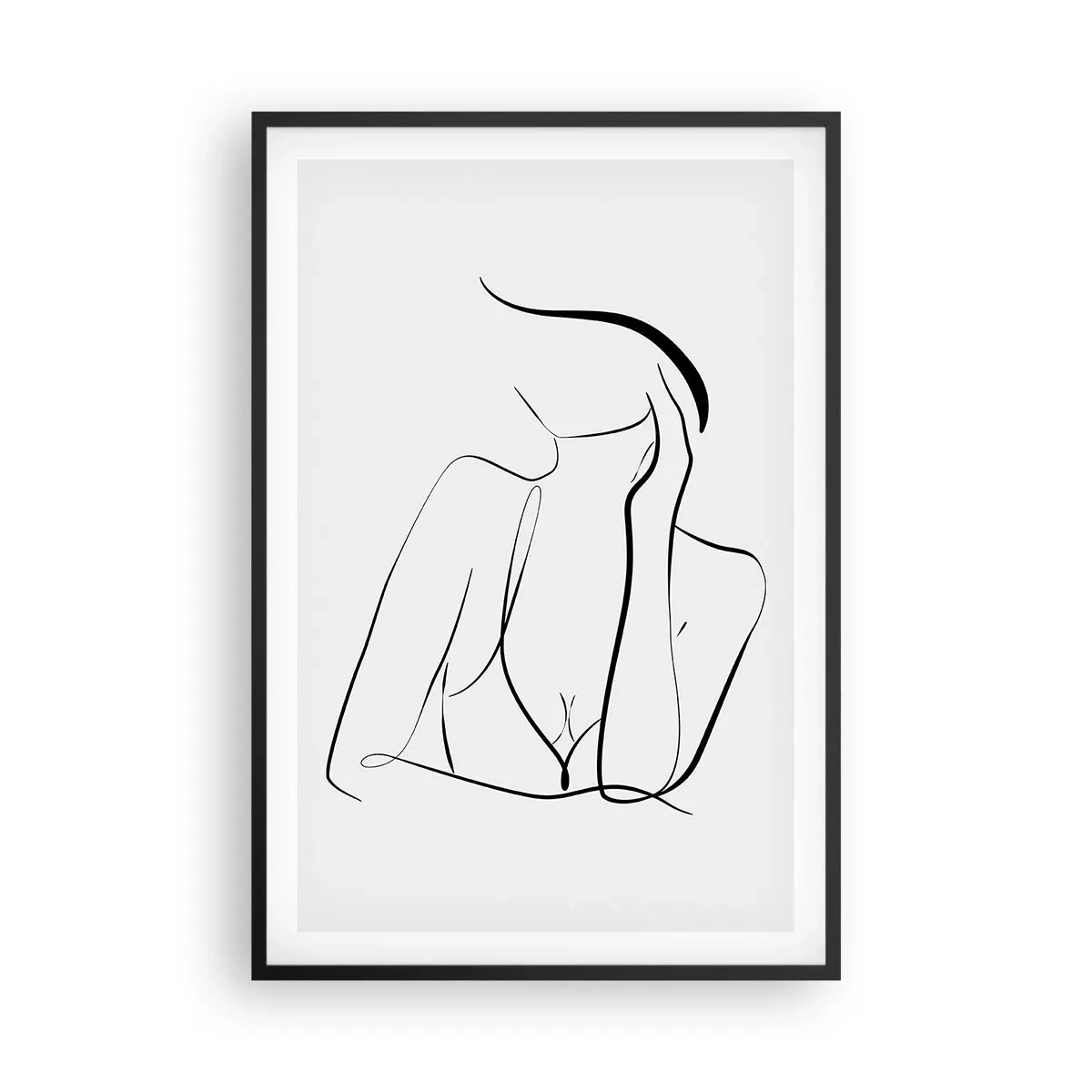 Poster in cornice nera - Sull'onda dei sogni - 61x91 cm