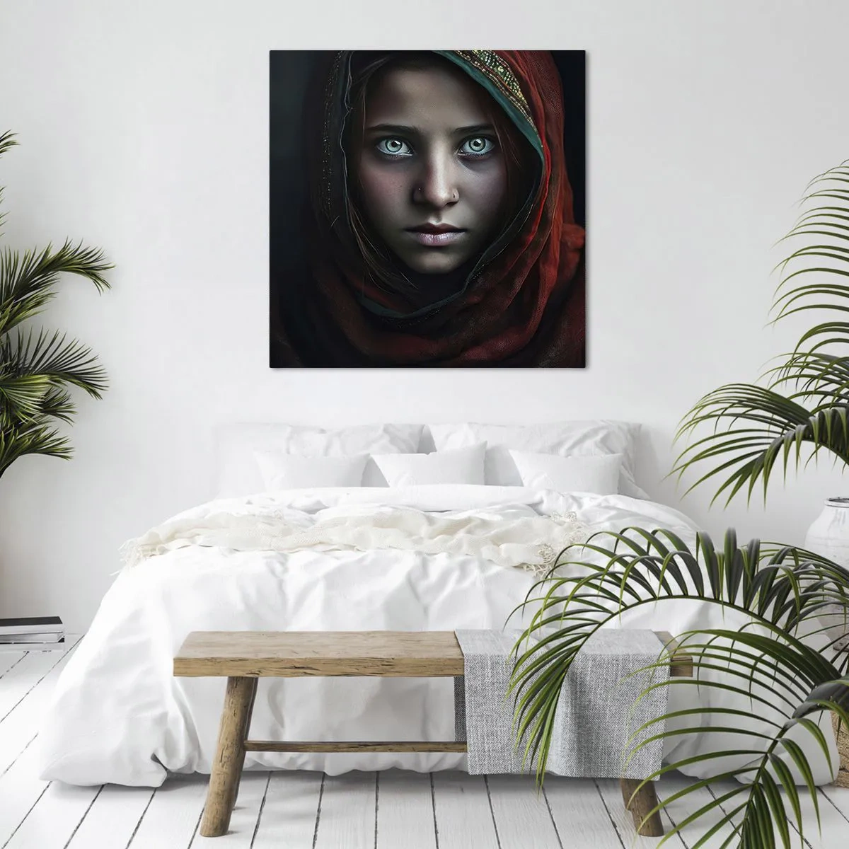 Quadro su tela - Stampe su Tela - Principessa d'oriente - 40x40 cm