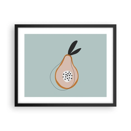 Poster in cornice nera - Penetrare la natura delle cose - 50x40 cm