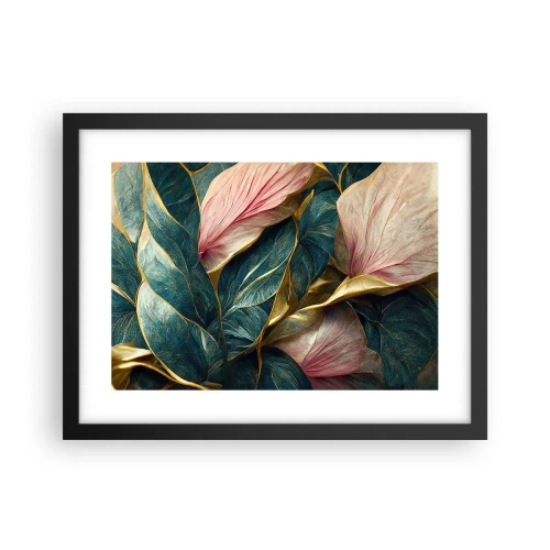 Poster in cornice nera - Stile ed eleganza naturali - 40x30 cm