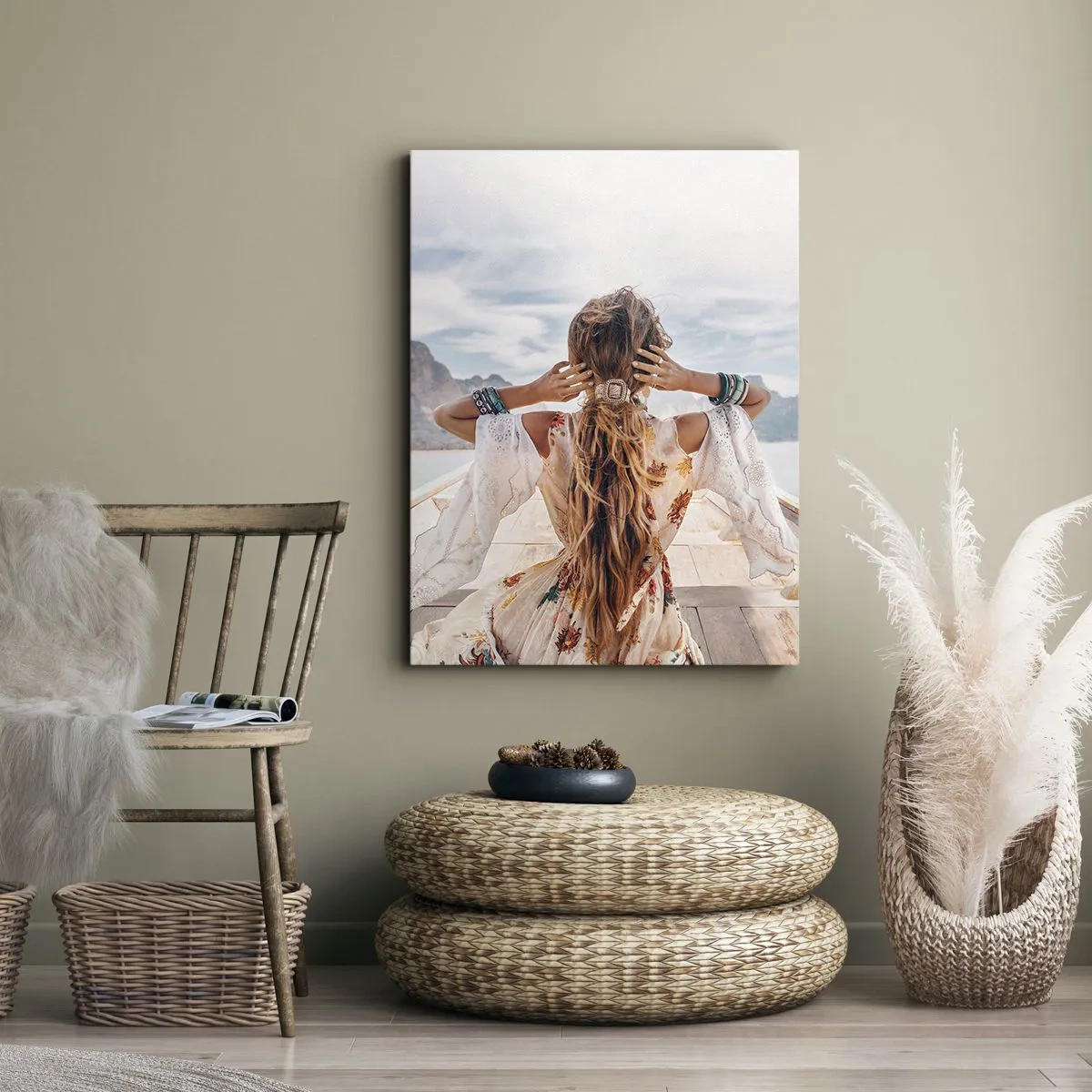 Quadro su tela - Stampe su Tela - In cammino verso la felicità - 55x100 cm