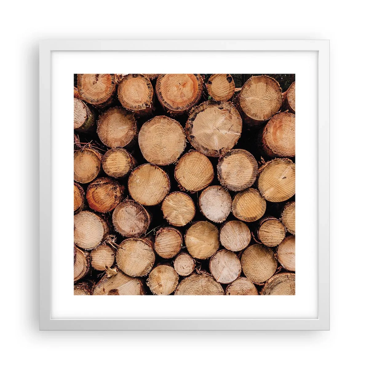 Poster in cornice bianca - Nuovo inizio - 40x40 cm