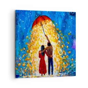 Quadro su tela - Stampe su Tela - La magia di una sera piovosa? - 60x60 cm