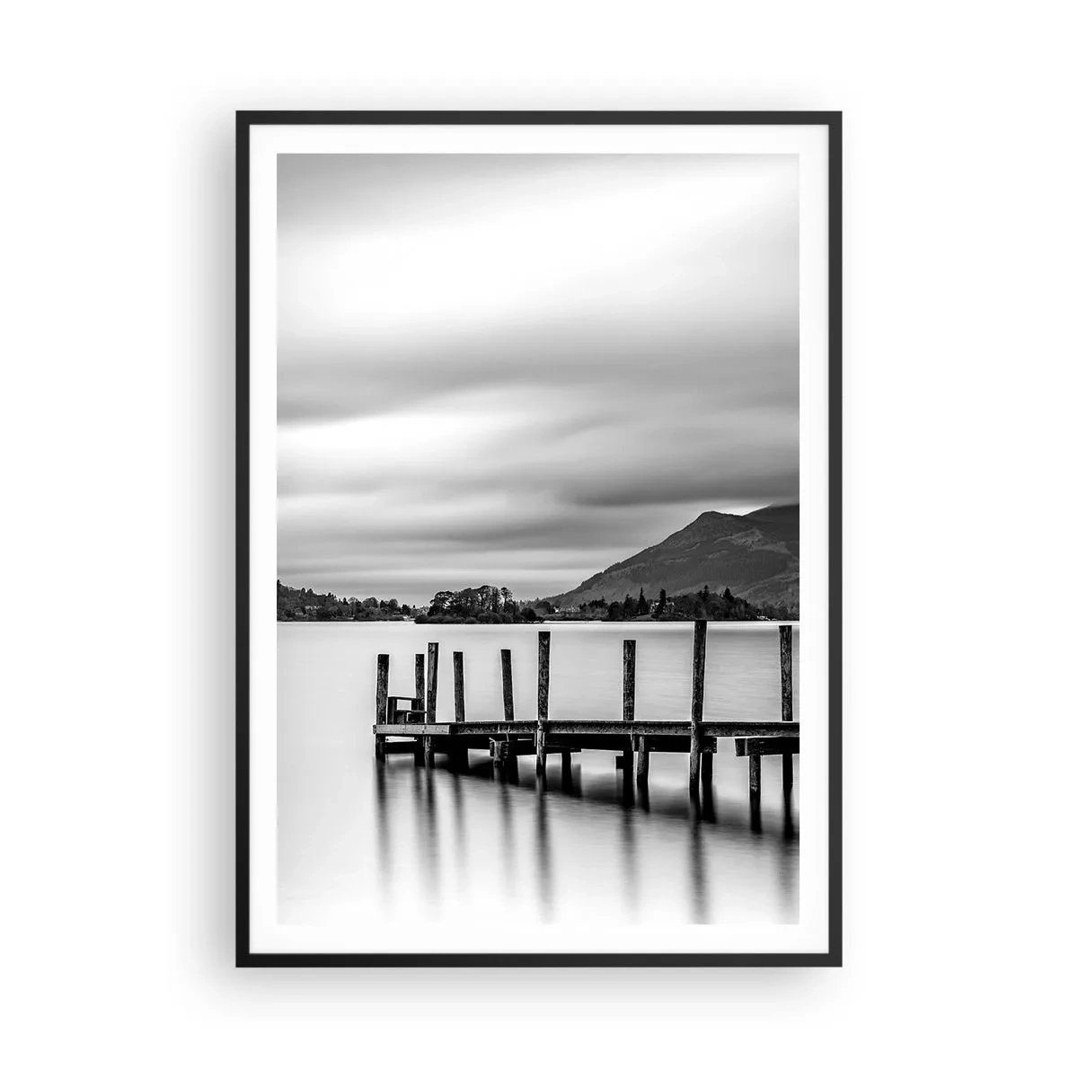 Poster in cornice nera - Mitezza e forza - 70x100 cm