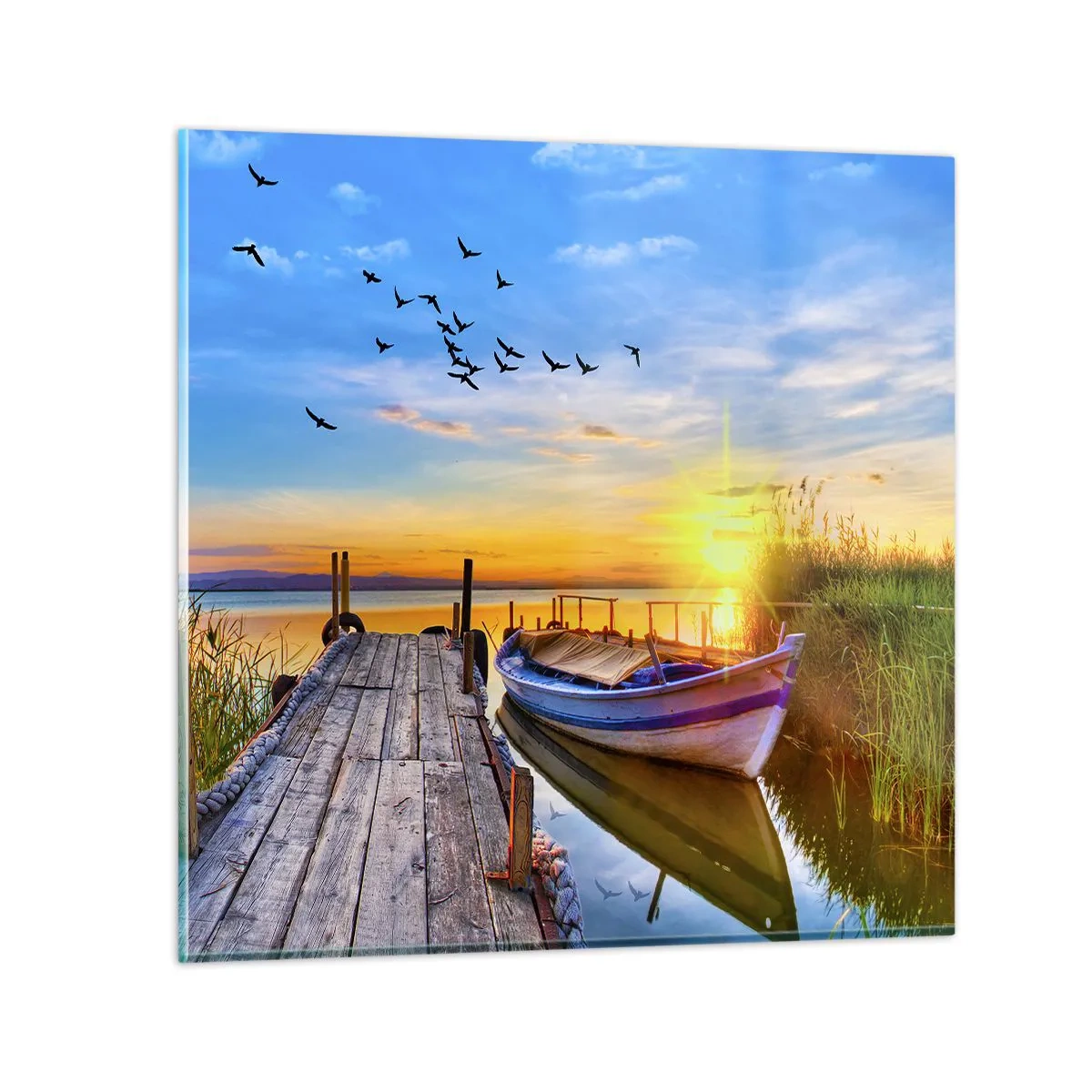 Quadro su vetro - A domani - 40x40 cm