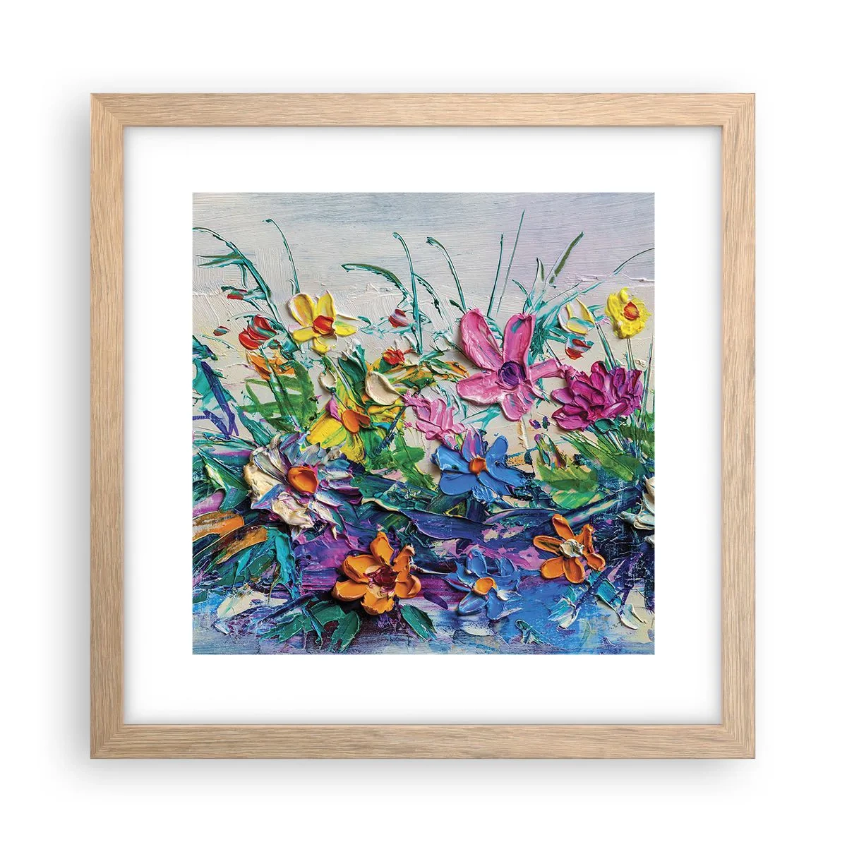 Poster in cornice rovere chiaro - Natura per niente morta - 30x30 cm