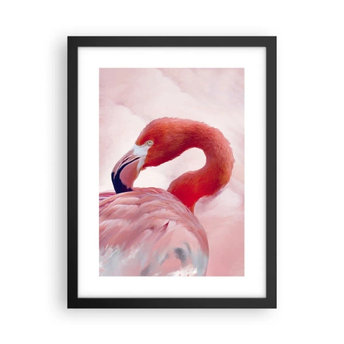 Poster in cornice nera - Bellezza alata - 30x40 cm