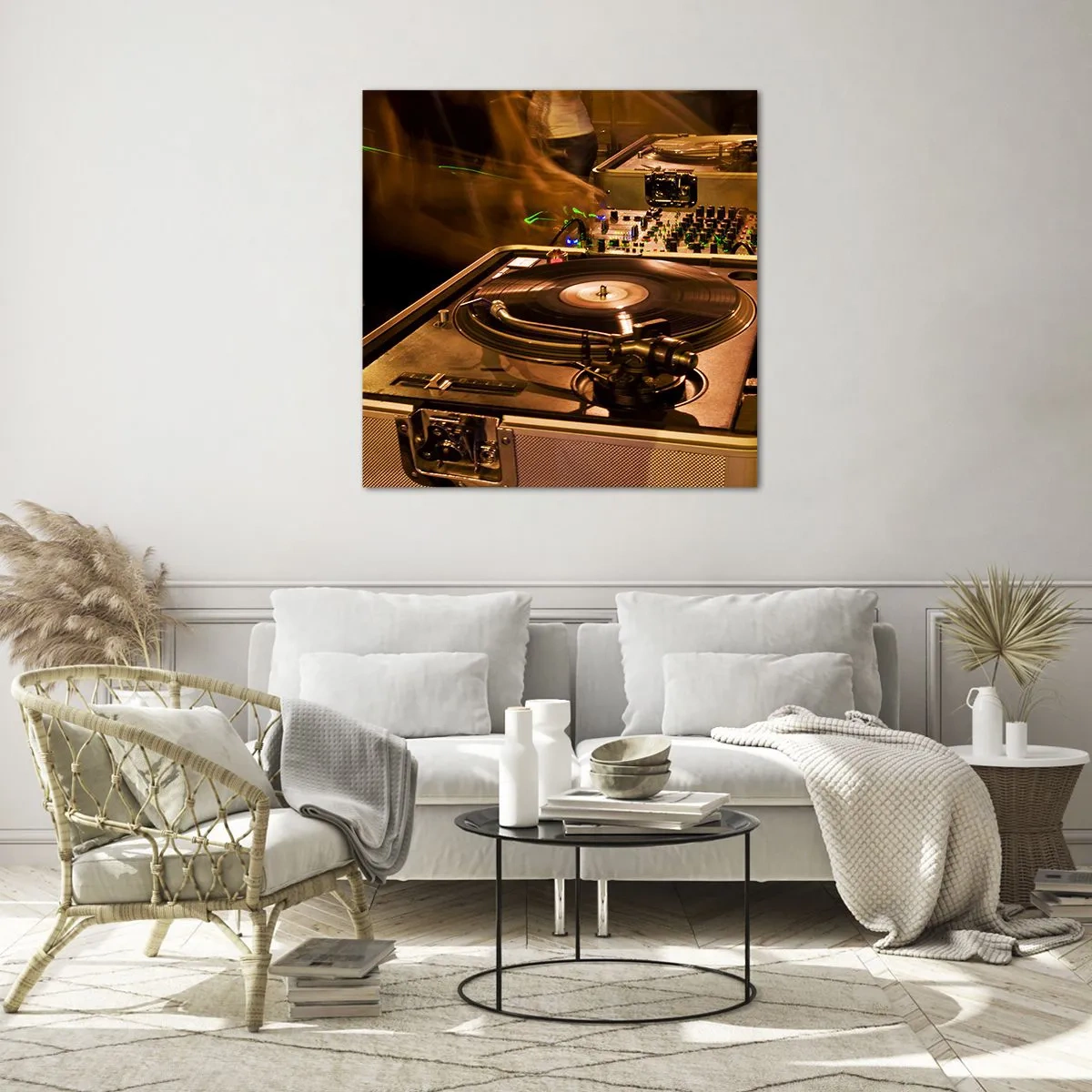 Quadro su vetro - Senti la forza? - 50x50 cm