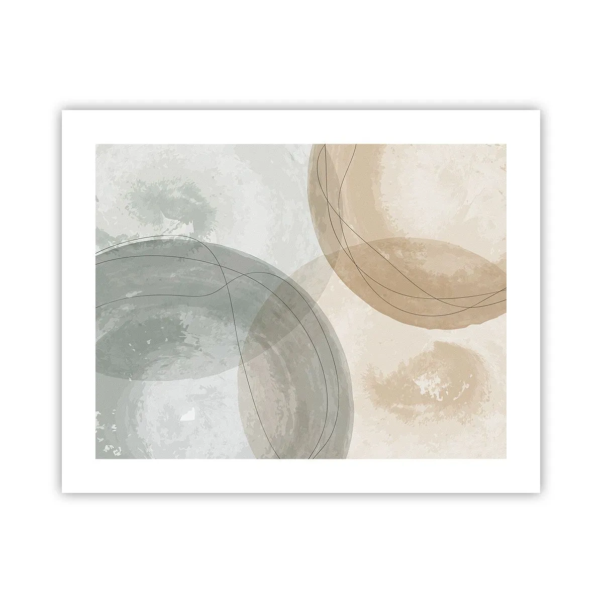 Poster - Compenetrazione di mondi - 50x40 cm