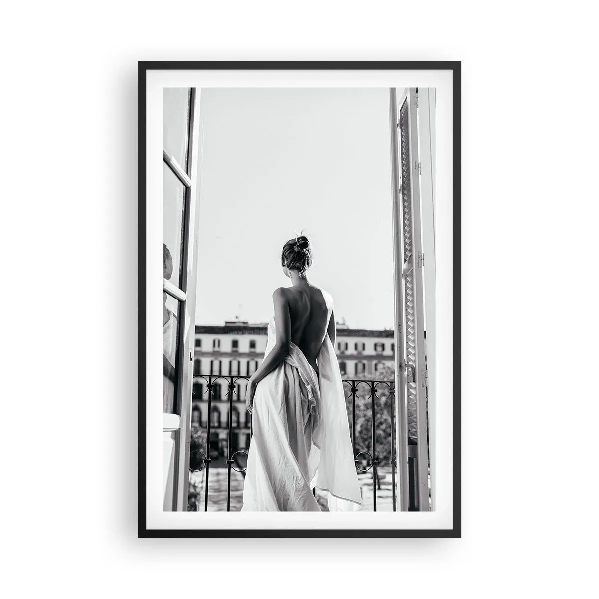 Poster in cornice nera - Il risveglio dei sensi - 61x91 cm