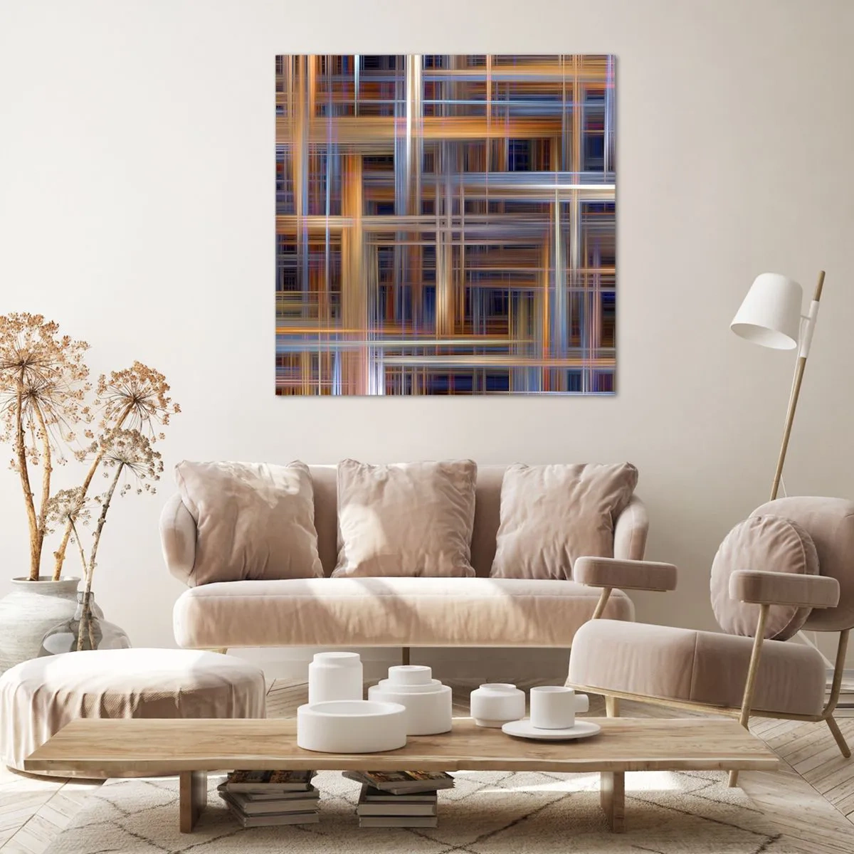 Quadro su tela - Stampe su Tela - Tessute con la luce - 70x70 cm