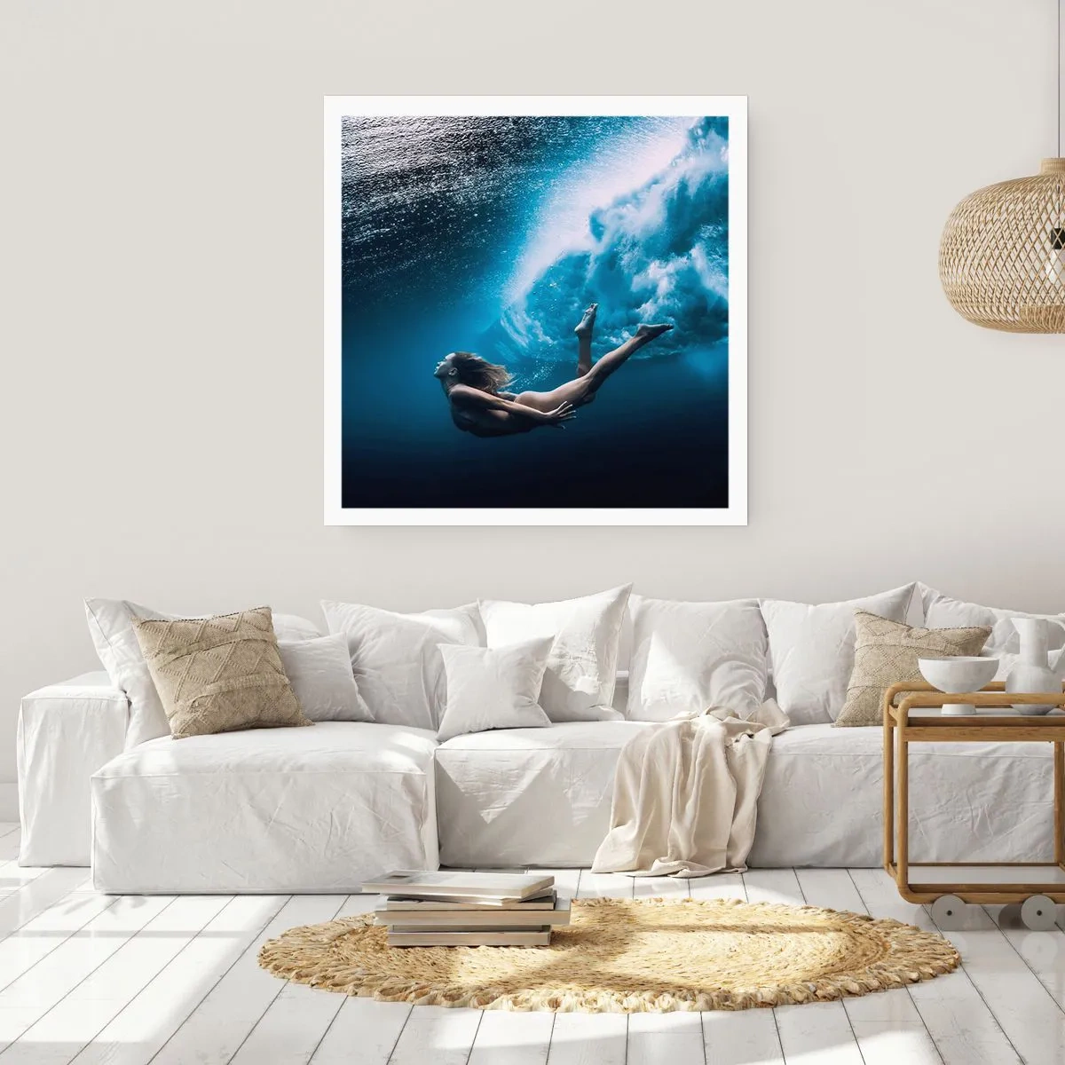 Poster - Moderna sirena - 40x40 cm
