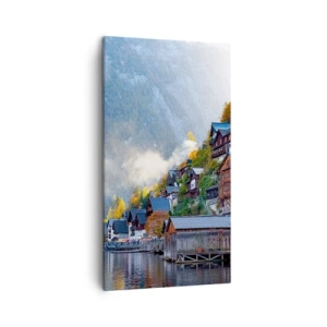 Quadro su tela - Stampe su Tela - Atmosfera alpina - 45x80 cm