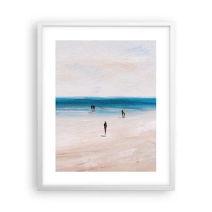 Poster in cornice bianca - Un bisogno naturale - 40x50 cm