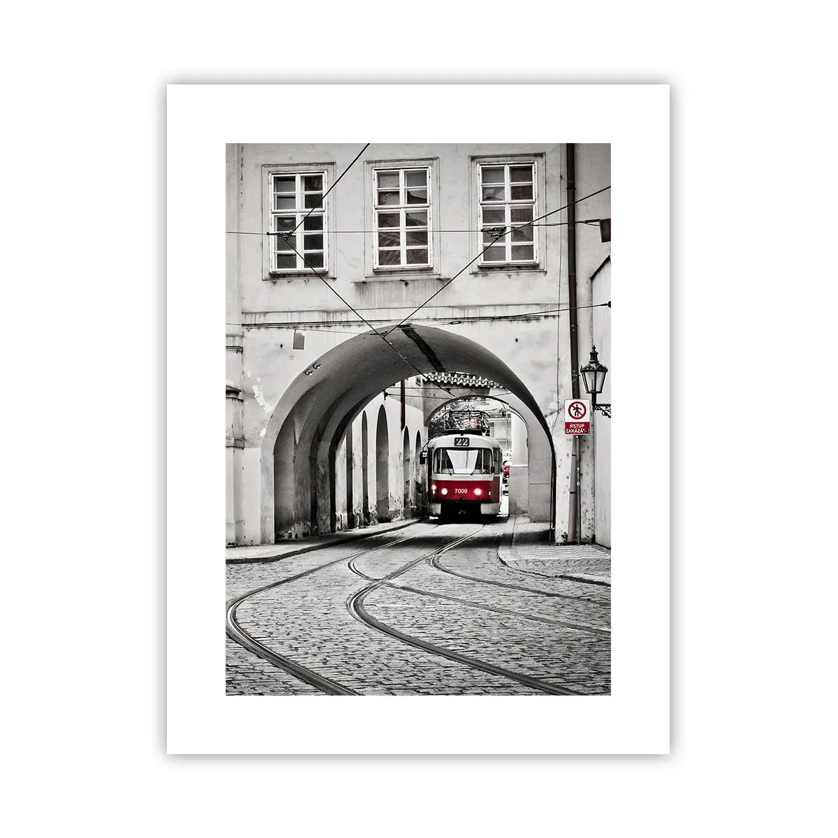 Poster - Attraverso il labirinto cittadino - 30x40 cm
