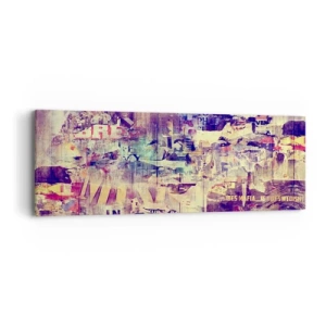Quadro su tela - Stampe su Tela - E questo resterà - 90x30 cm