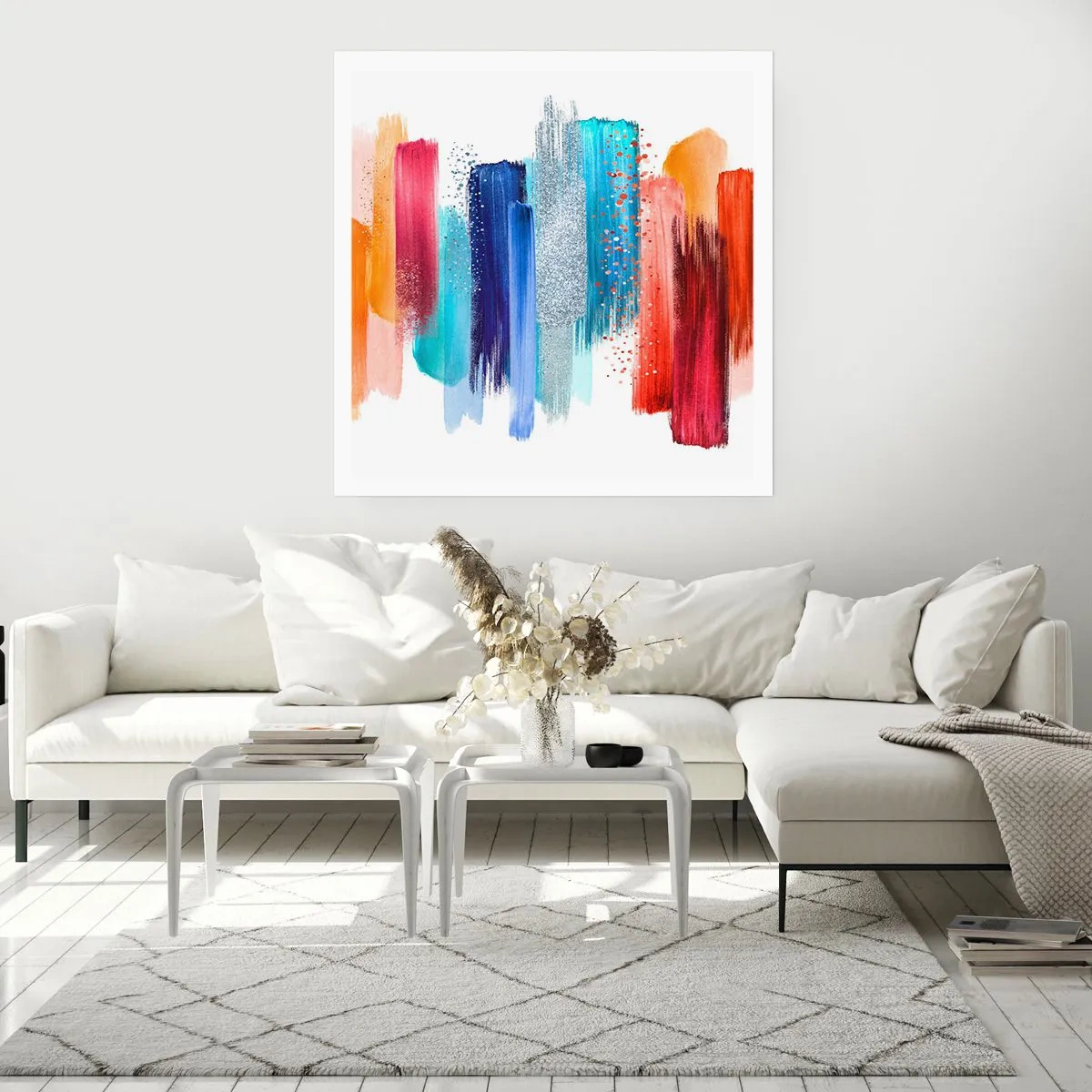 Poster - In alto e in basso - 50x50 cm