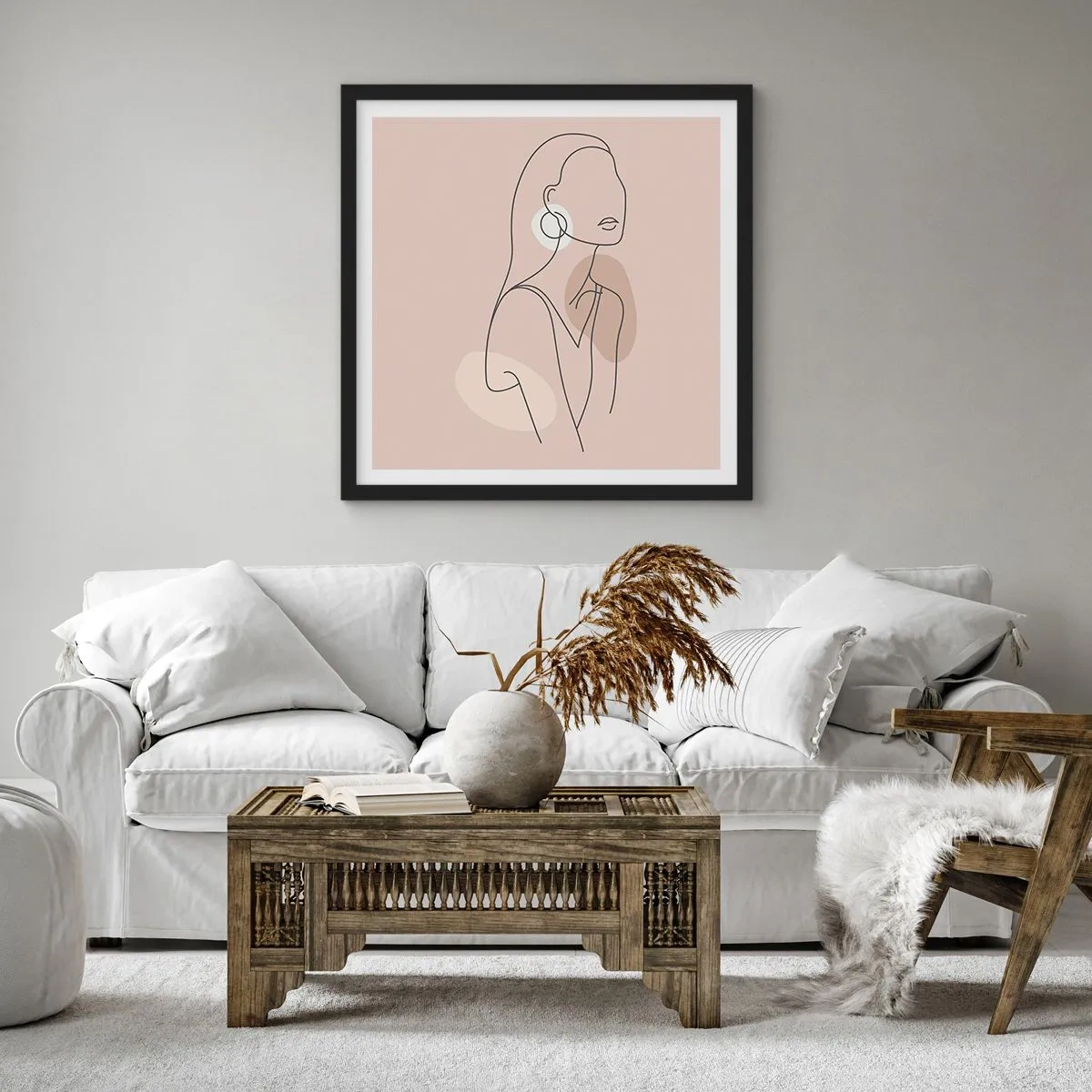 Poster in cornice nera - Icona di giovinezza - 30x30 cm
