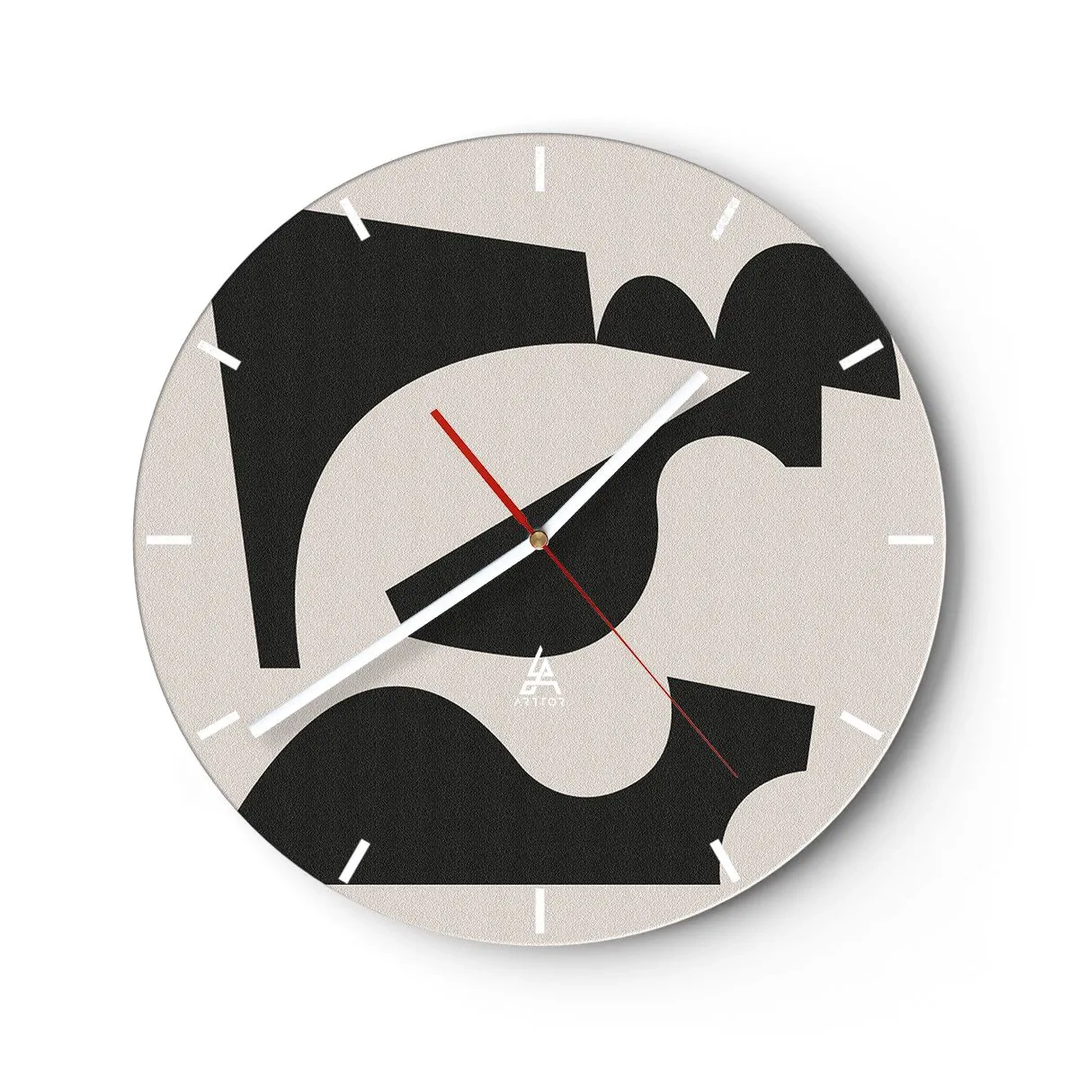 Orologio da parete - Orologio in Vetro - Kit di montaggio - 40x40 cm