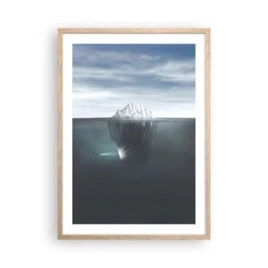 Poster in cornice rovere chiaro - Mistero sottomarino - 50x70 cm