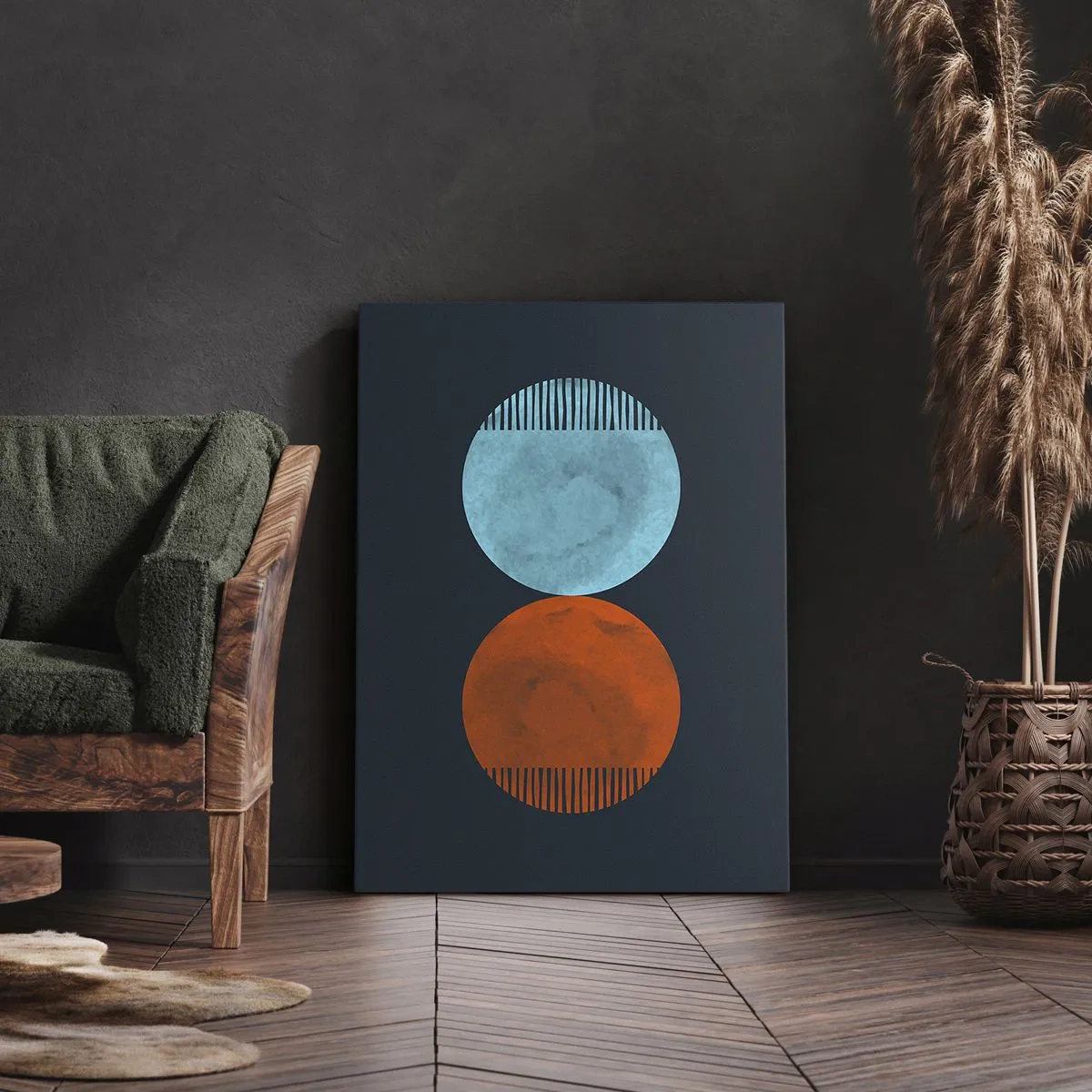 Quadro su tela - Stampe su Tela - Solo geometria? - 45x80 cm