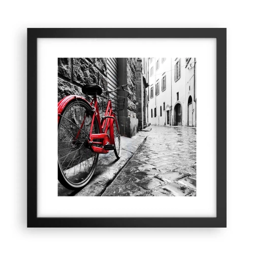 Poster in cornice nera - La vera bellezza non invecchia - 30x30 cm