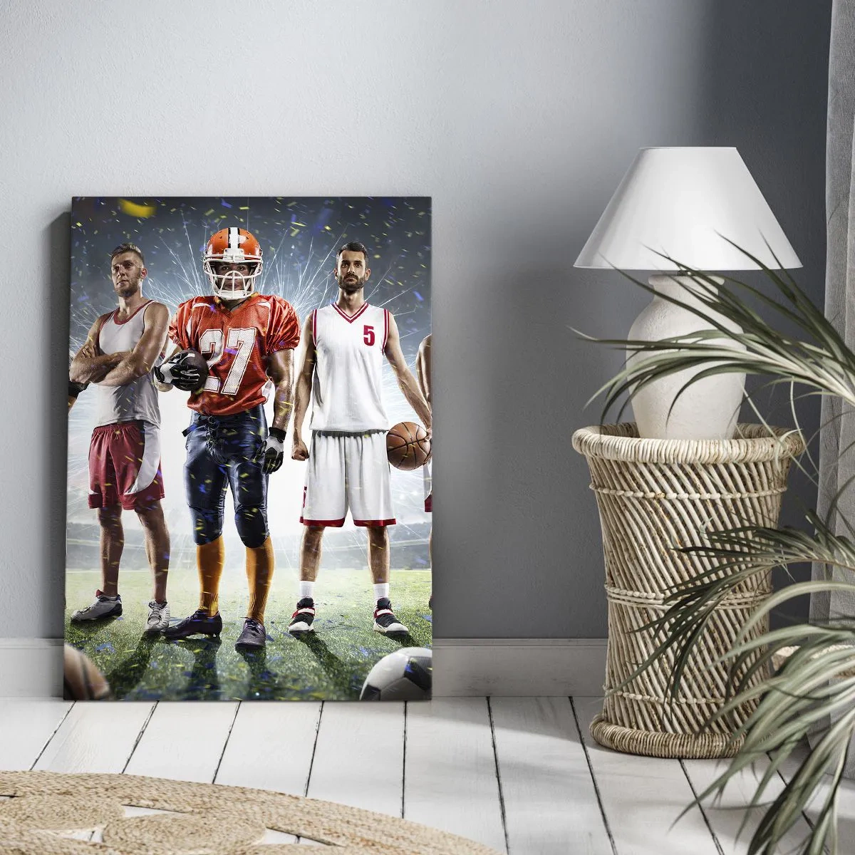 Quadro su tela - Stampe su Tela - I campi dei gladiatori - 55x100 cm