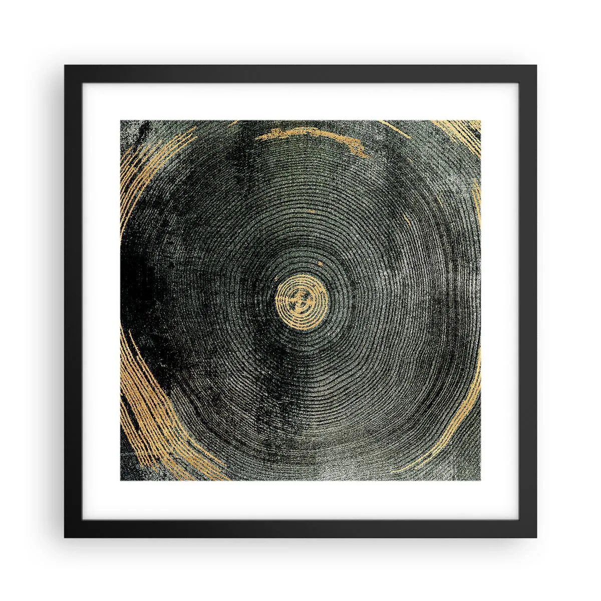 Poster in cornice nera - Cambiamento e persistenza - 40x40 cm