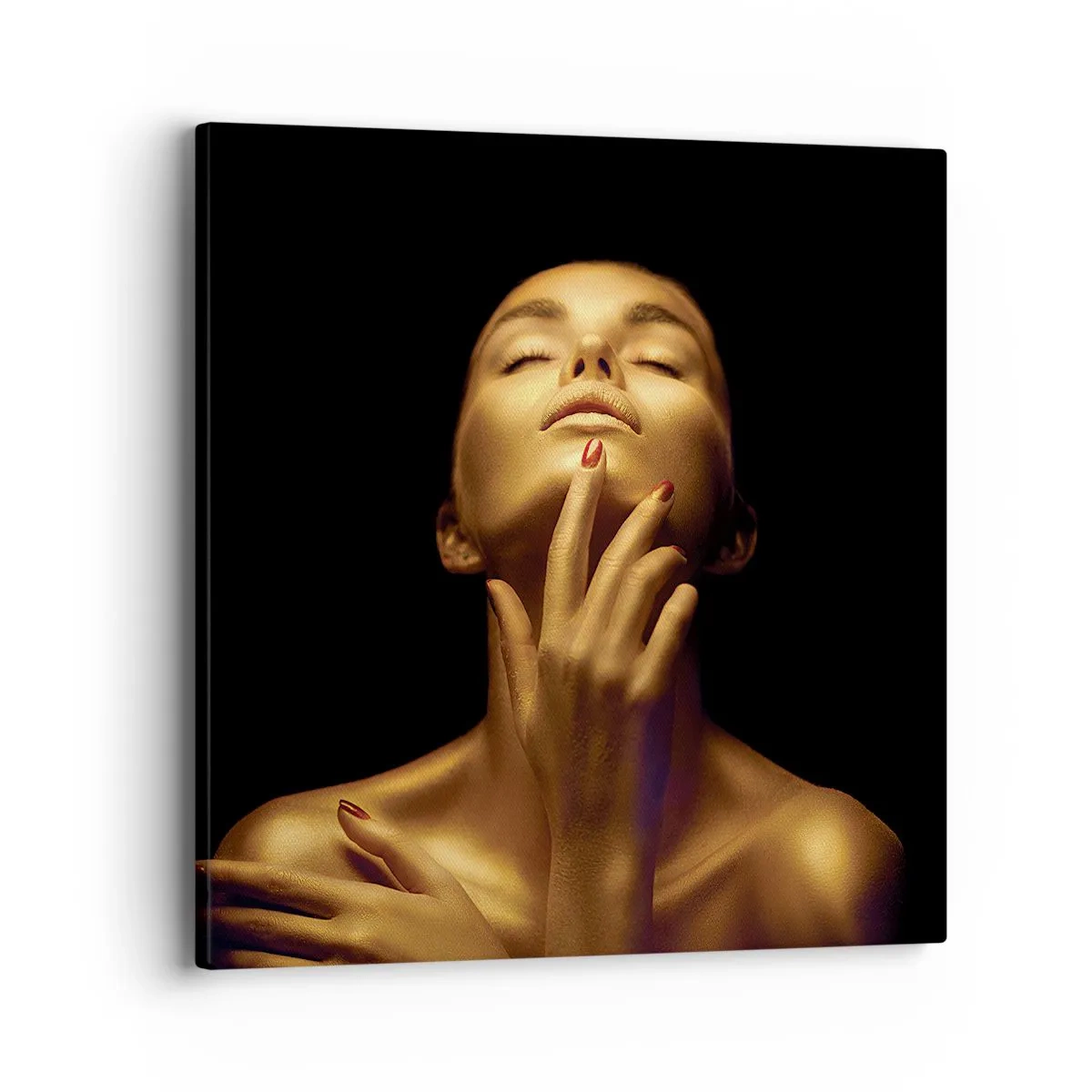 Quadro su tela - Stampe su Tela - Come seta d'oro - 40x40 cm