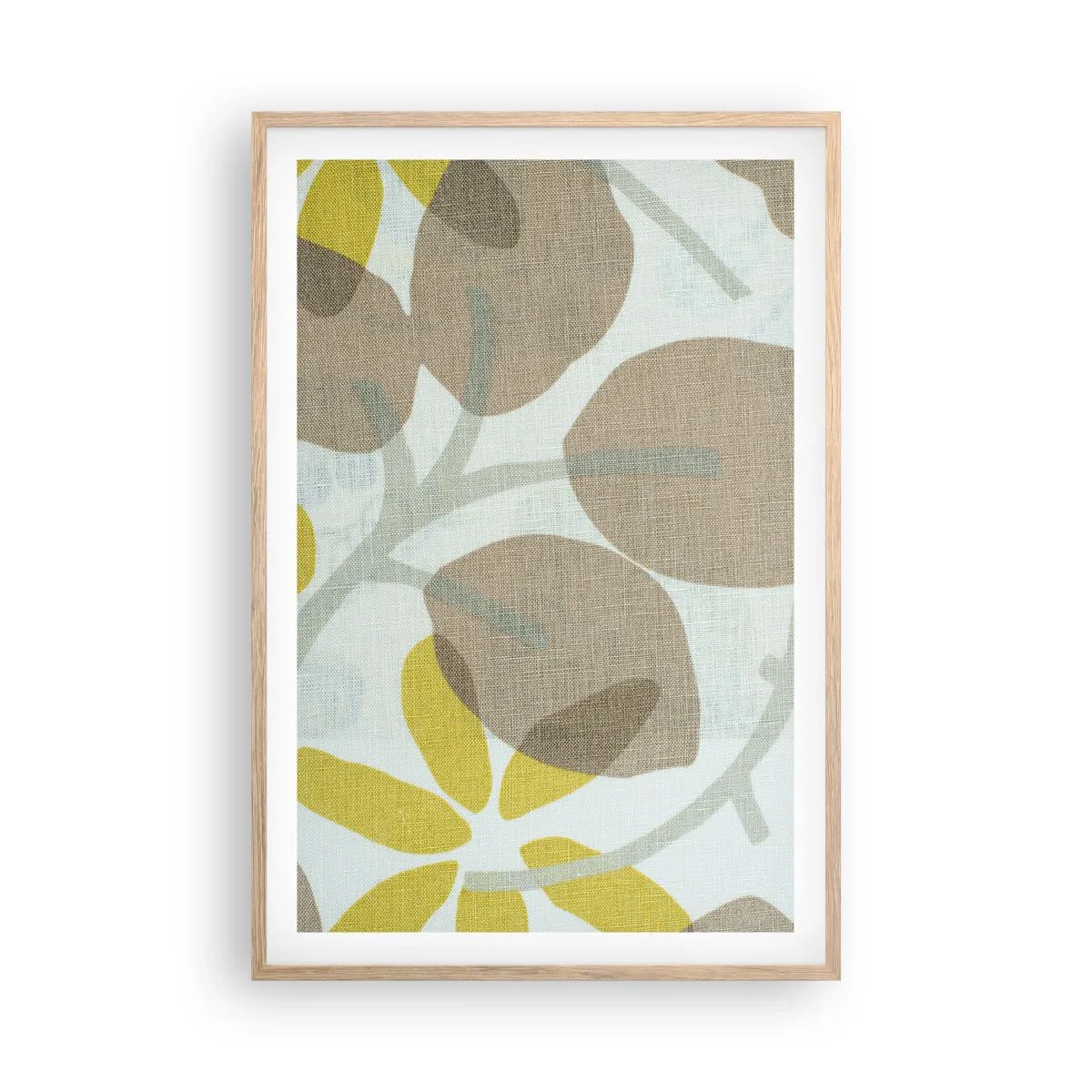 Poster in cornice rovere chiaro - Composizione sotto al sole - 61x91 cm