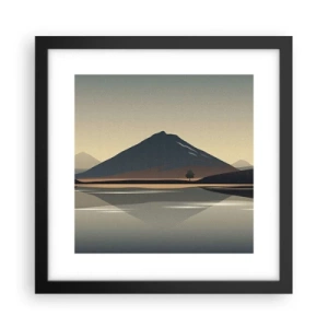 Poster in cornice nera - Immagine speculare - 30x30 cm