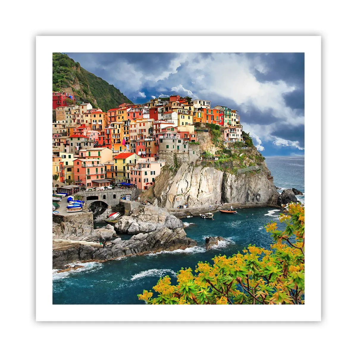 Poster - Aggrappate alla roccia - 60x60 cm