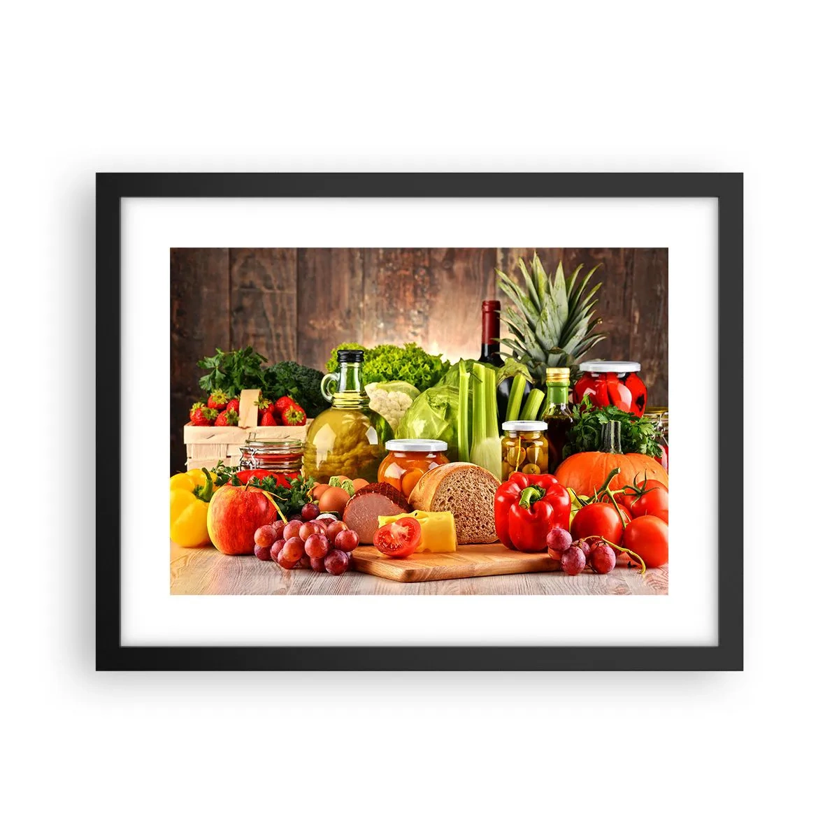 Poster in cornice nera - Affumicati, arrostiti, marinati - 40x30 cm