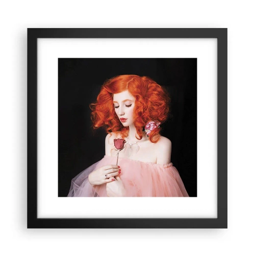 Poster in cornice nera - In stile barocco - 30x30 cm