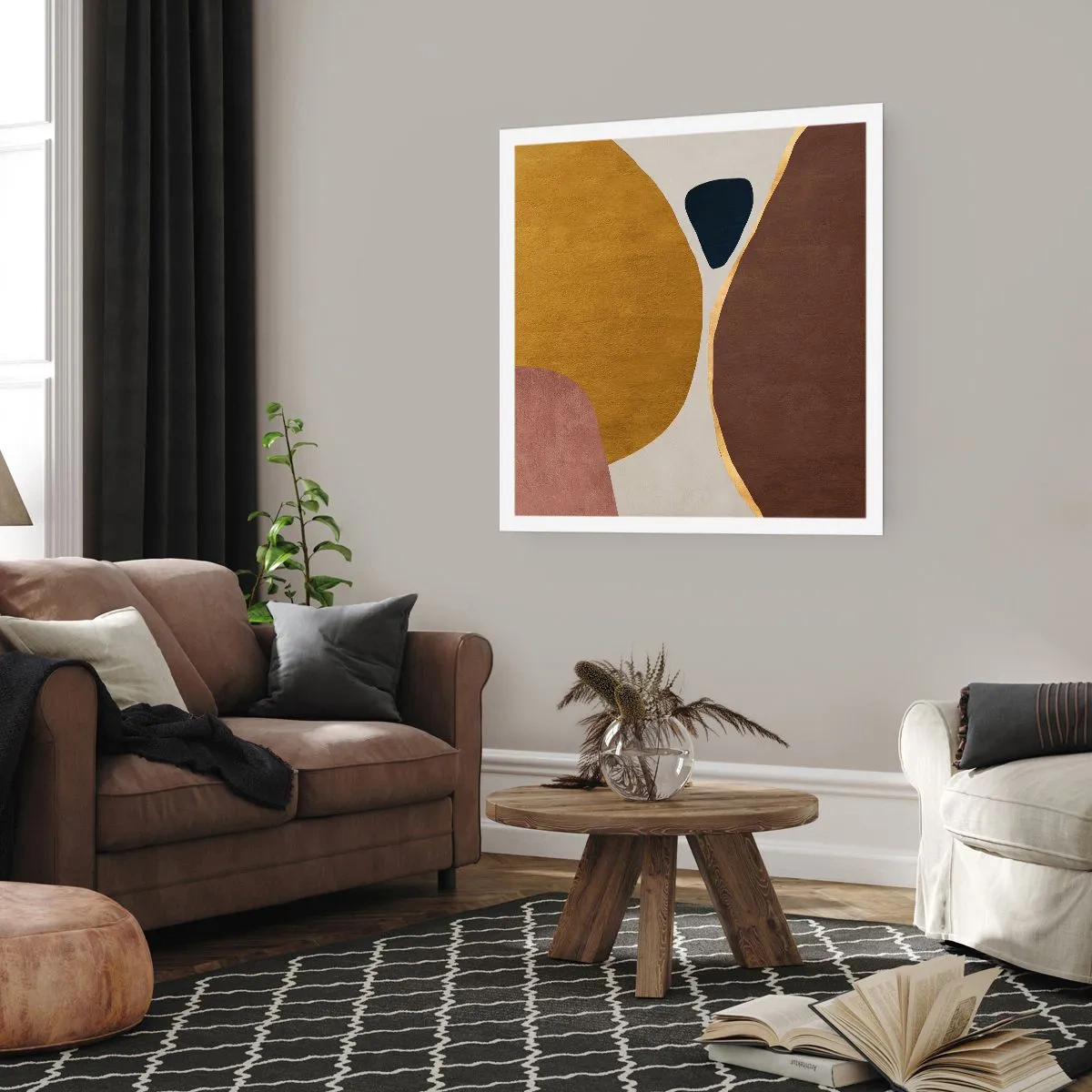 Poster - Astrazione: un luogo nello spazio - 60x60 cm