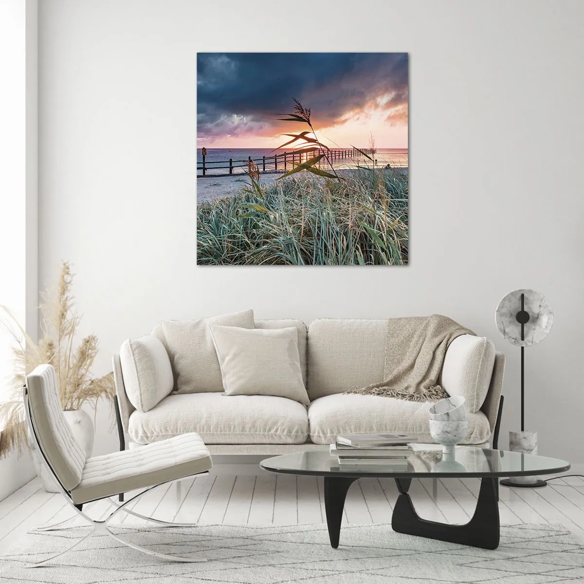 Quadro su vetro - Non andrà via col vento - 70x70 cm