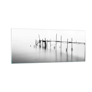 Quadro su vetro - E se la luce non c'è? - 100x40 cm