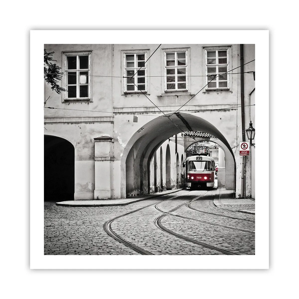 Poster - Attraverso il labirinto cittadino - 60x60 cm