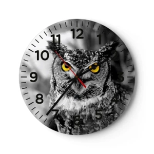 Orologio da parete - Orologio in Vetro - Non si può nascondere niente - 40x40 cm