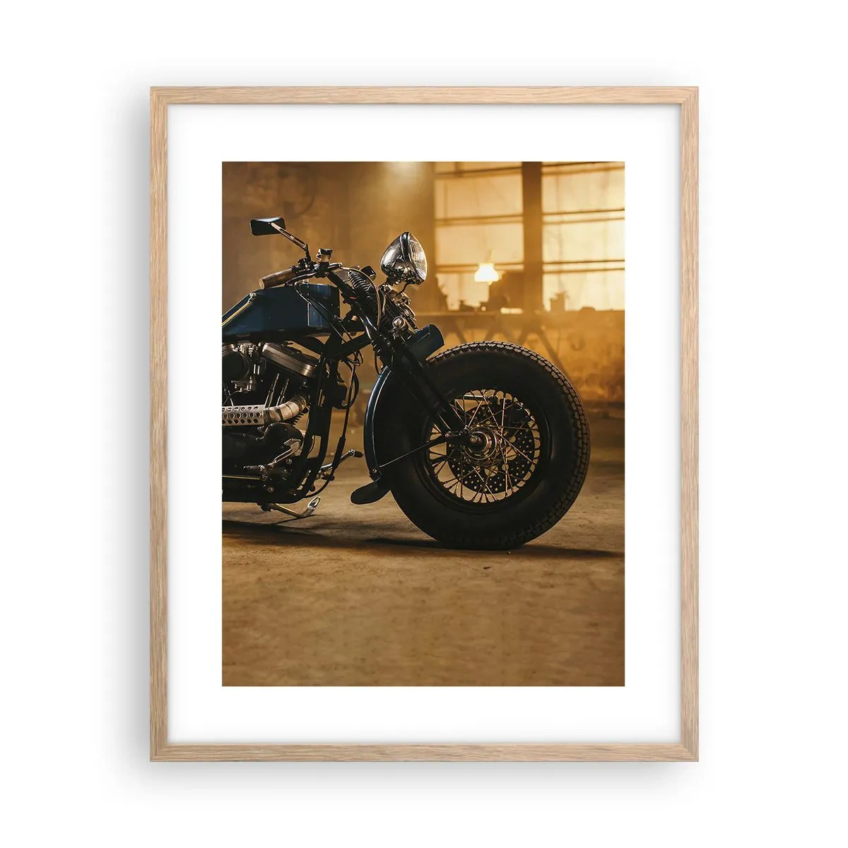 Poster in cornice rovere chiaro - Posso tutto - 40x50 cm